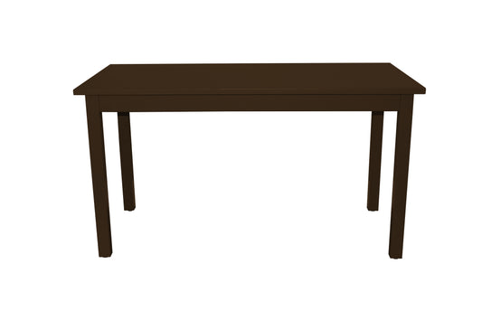 60" Coffee Solid Wood Dining Table