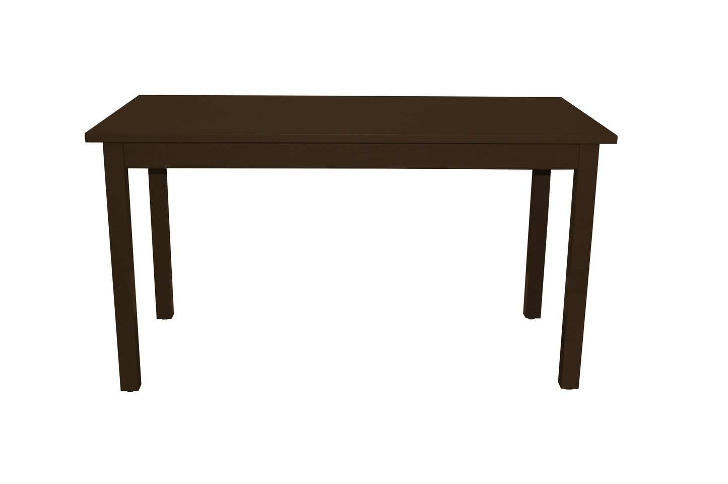 60" Coffee Solid Wood Dining Table